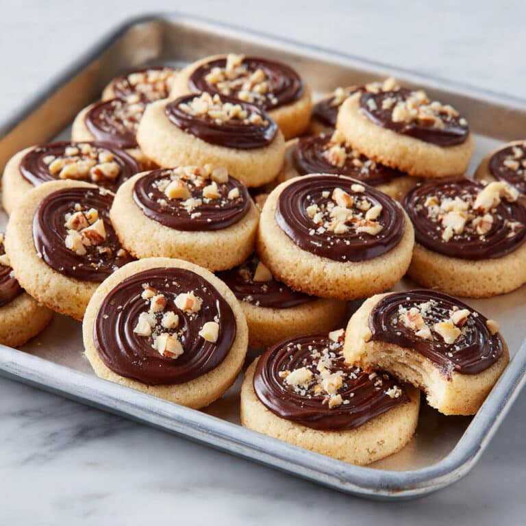 Peanut Butter Fudge Cookie Cups with Mascarpone Filling Recipe
