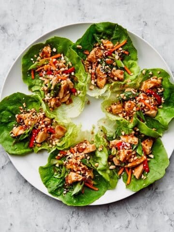 Teriyaki Chicken Lettuce Wraps Recipe