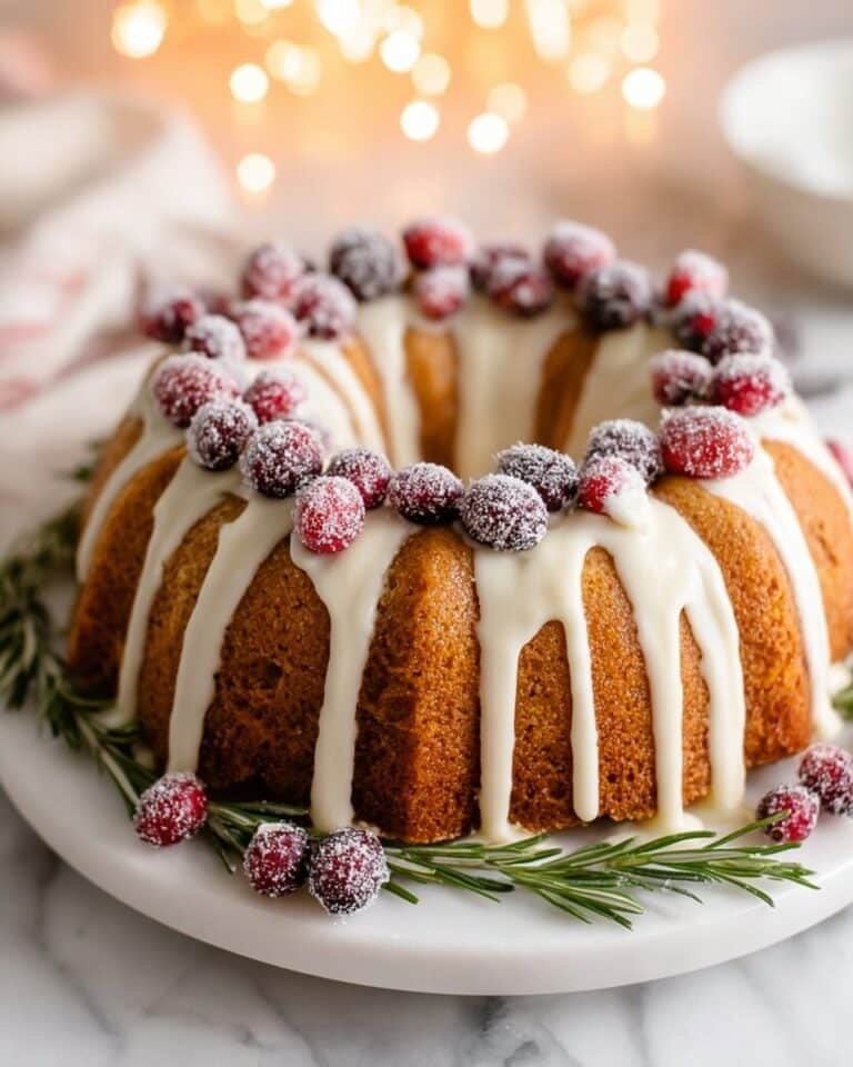 Cranberry-Orange Olive Oil Cake with Simple Glaze Recipe