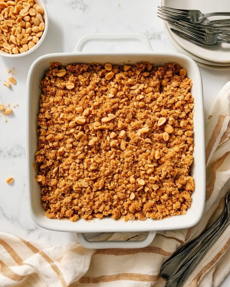 Peanut Butter Apple Crumble (Gluten Free, Dairy Free) Recipe