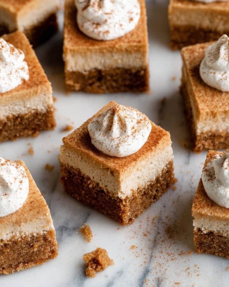 Mini-Pumpkin Cheesecake Bars with Greek Yogurt and Pecan Crust Recipe