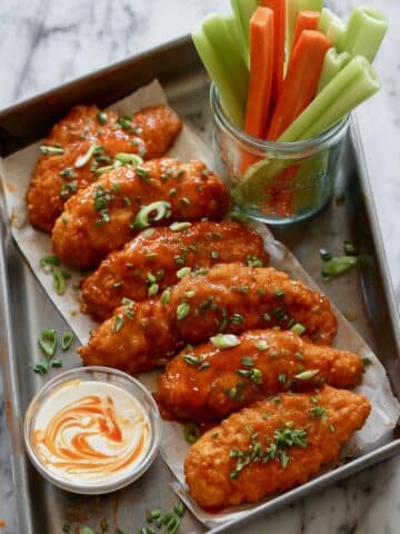 Buffalo Chicken Strips with Buffalo Ranch (Whole30) Recipe