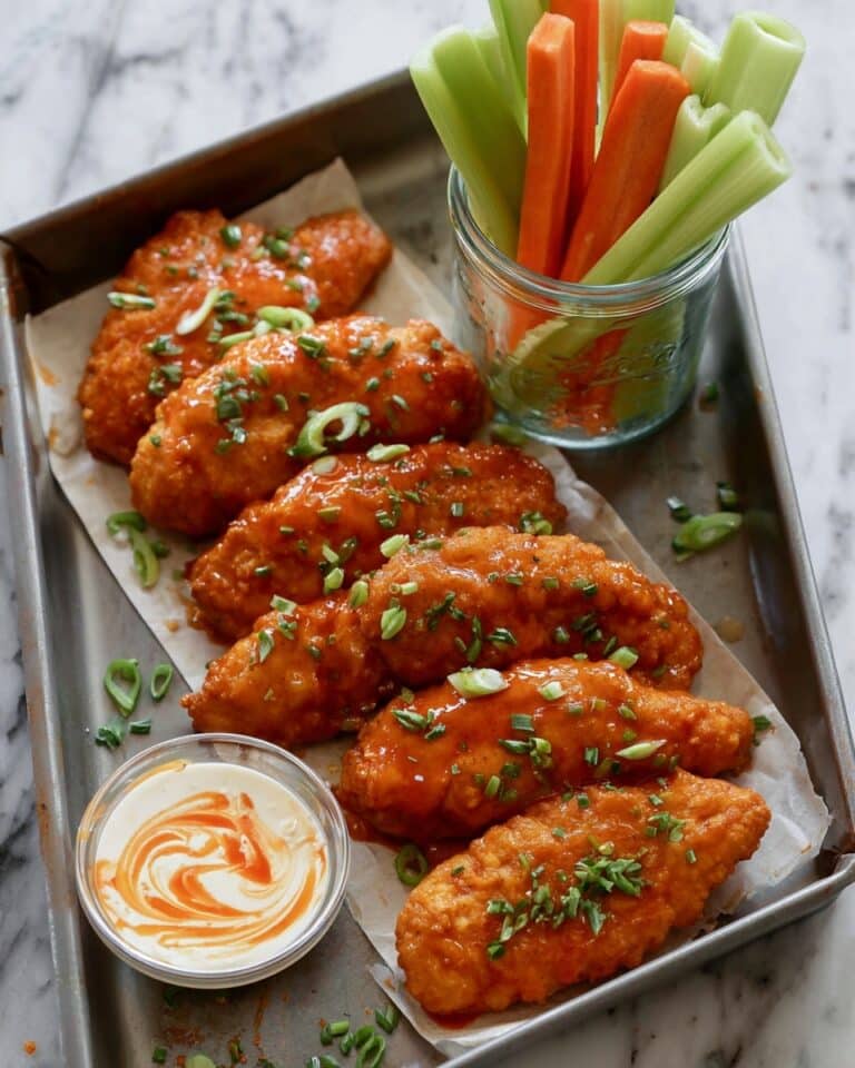Buffalo Chicken Strips with Buffalo Ranch (Whole30) Recipe