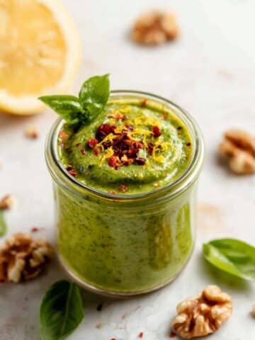 Basil Walnut Pesto Recipe