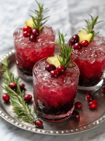 Sparkling Cranberry Kombucha Mocktail Recipe