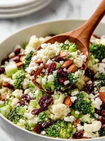 Apple Broccoli Cauliflower Salad Recipe