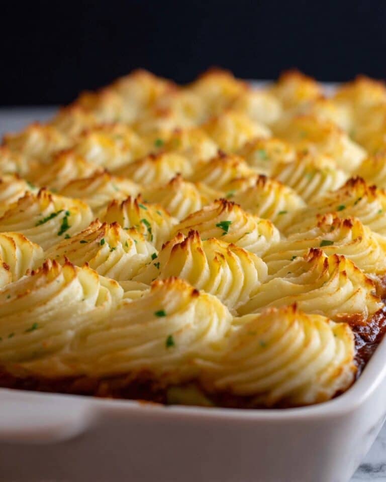 Chicken and Mushroom Pie with Duchess Potato Lid Recipe