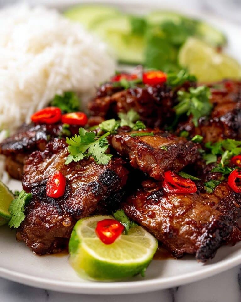 Thai Grilled Chicken (Gai Yang) with Coconut Rice and Dipping Sauces Recipe