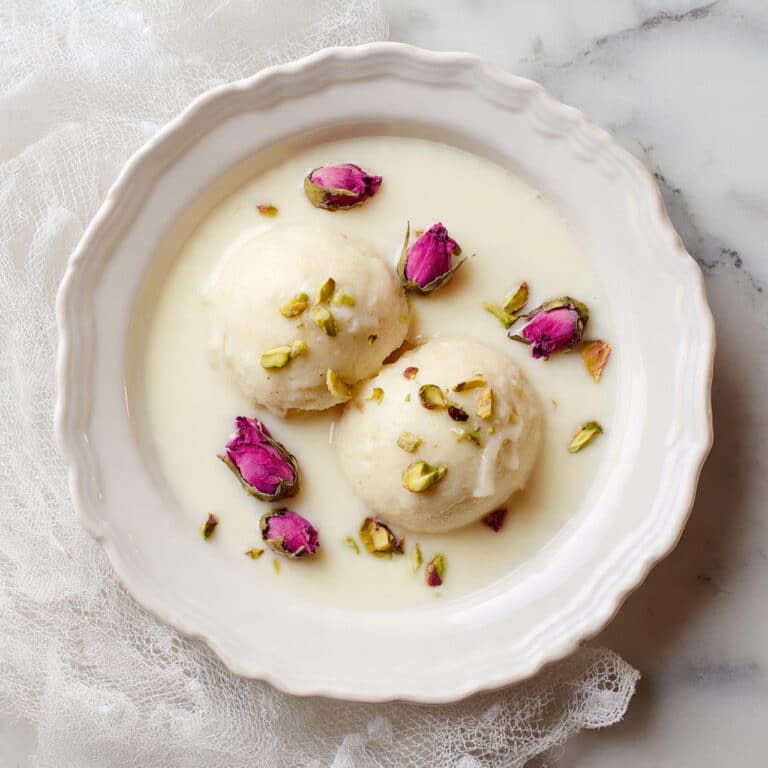 Soft 20-Minute Rasmalai with Milk Powder Recipe