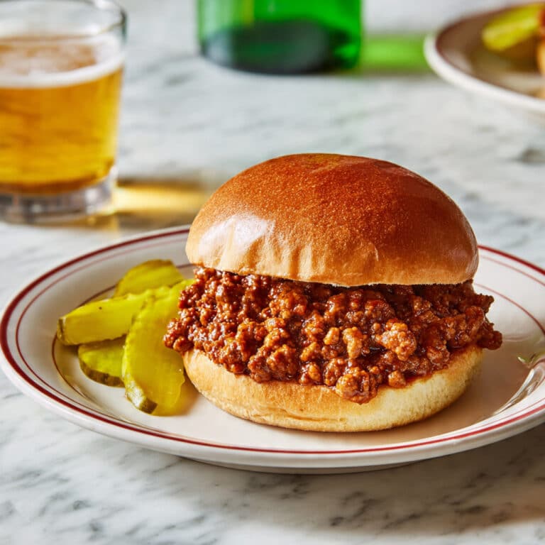 Classic Sloppy Joes with Jalapeño and Bell Pepper Recipe