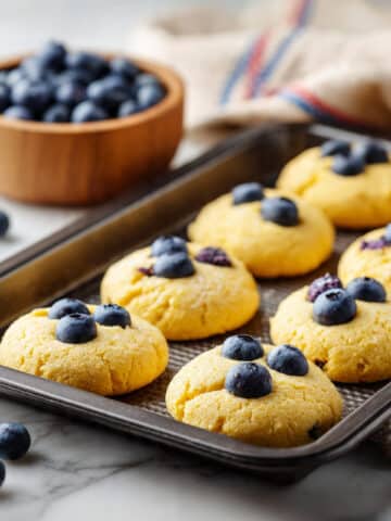 Almond Flour Blueberry Cookies Recipe