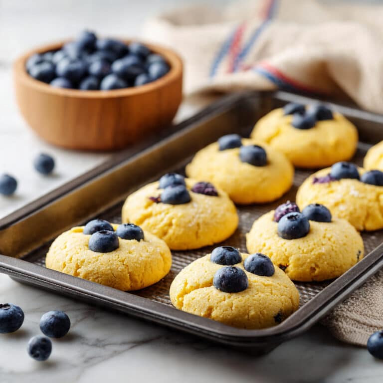 Almond Flour Blueberry Cookies Recipe