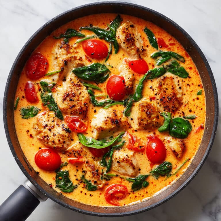 Creamy Roasted Red Pepper Chicken Recipe