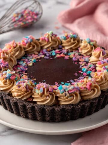 Easter Chocolate Tart with Homemade Chocolate Pastry and Rich Chocolate Filling Recipe