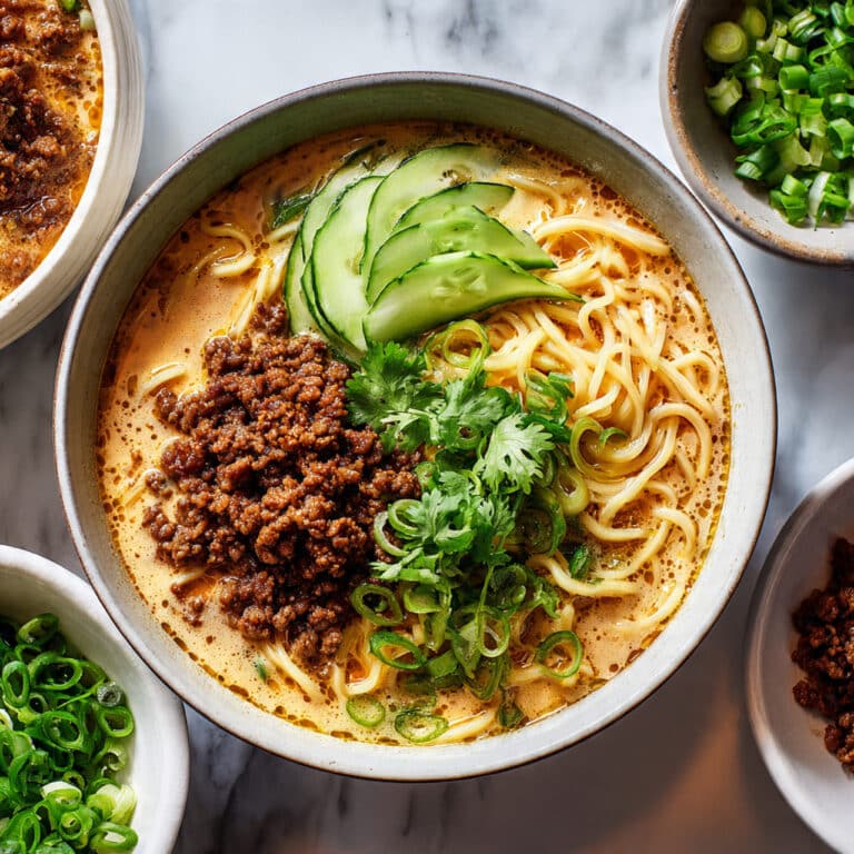 Miso Peanut Ramen Bowls Recipe
