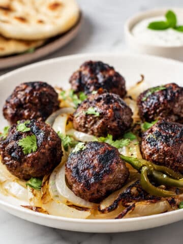 Gola Kabab: Smoky Spiced Ground Beef Kebabs with Papaya and Aromatics Recipe