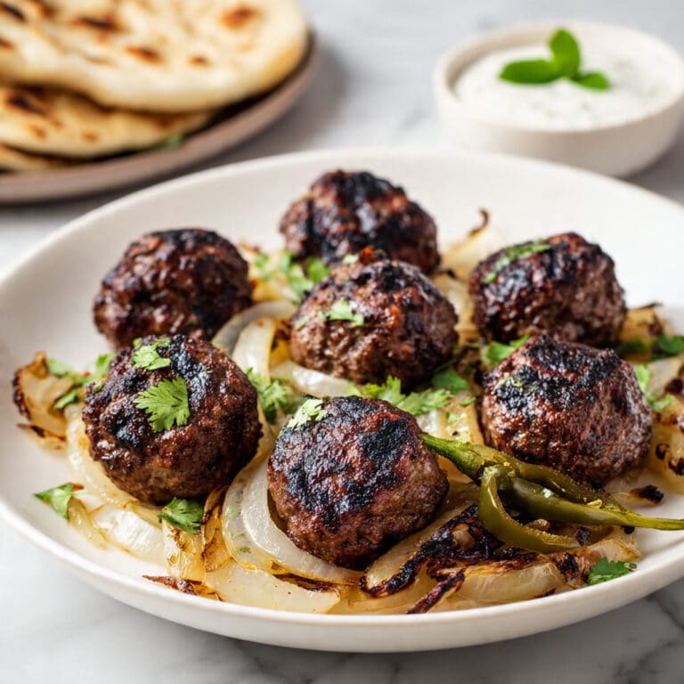 Gola Kabab: Smoky Spiced Ground Beef Kebabs with Papaya and Aromatics Recipe