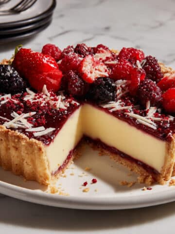 White Chocolate Berry Tart Recipe