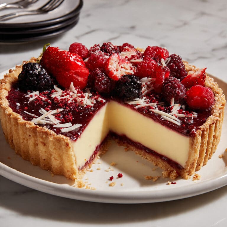White Chocolate Berry Tart Recipe