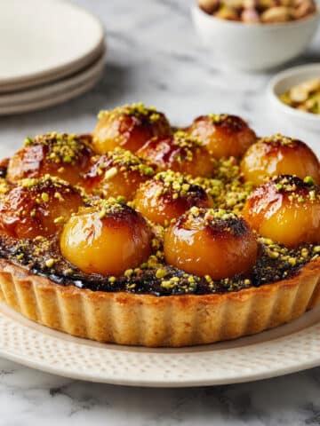 Pistachio Pear Tart Recipe
