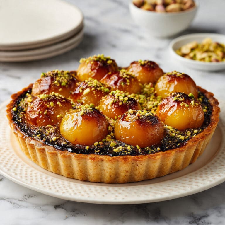 Pistachio Pear Tart Recipe