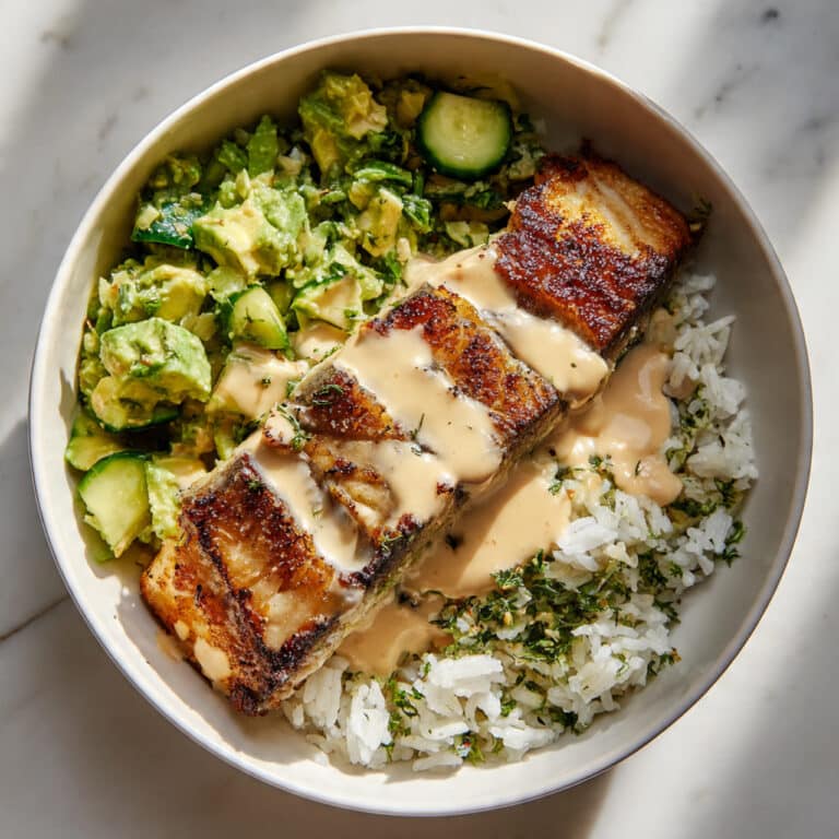 Bang Bang Salmon with Avocado Cucumber Salsa Recipe