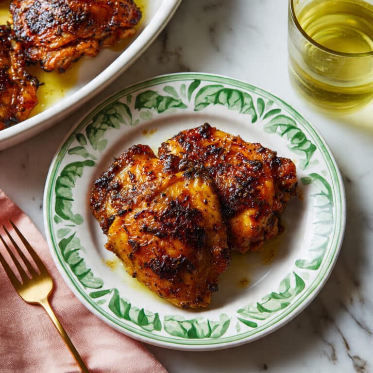 Crispy Baked Chicken Thighs Recipe