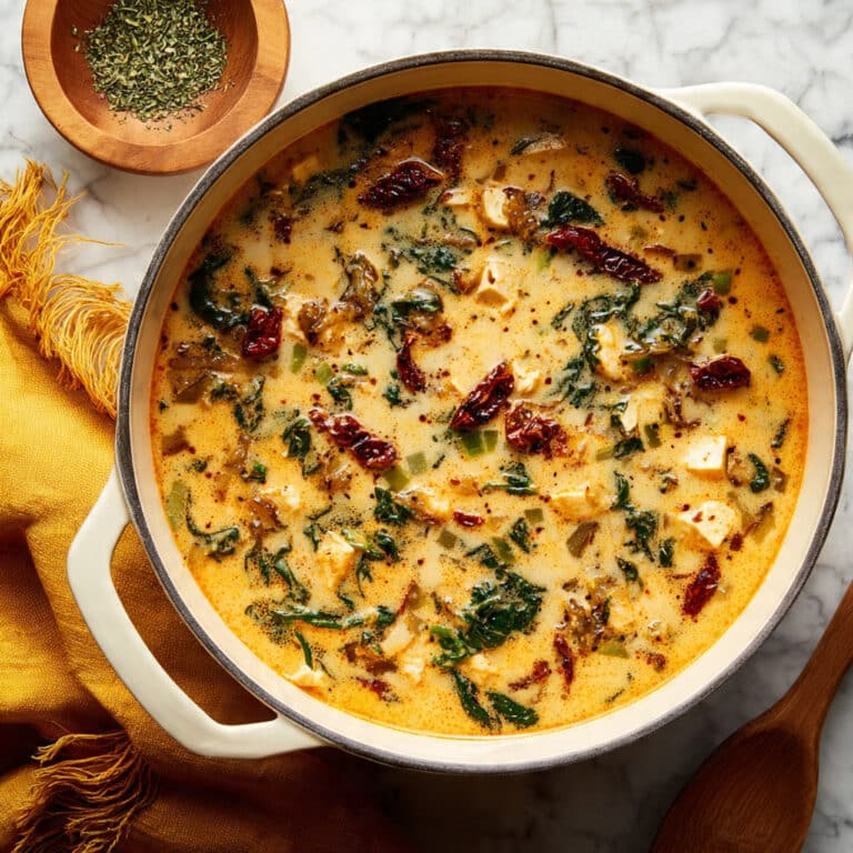 Creamy Tuscan Chicken Soup Recipe