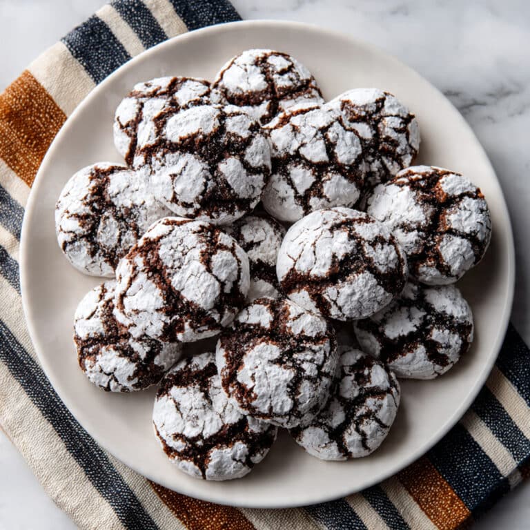 Chocolate Crinkle Cookies Recipe