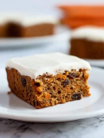 Healthy Carrot Cake with Greek Yogurt Frosting Recipe