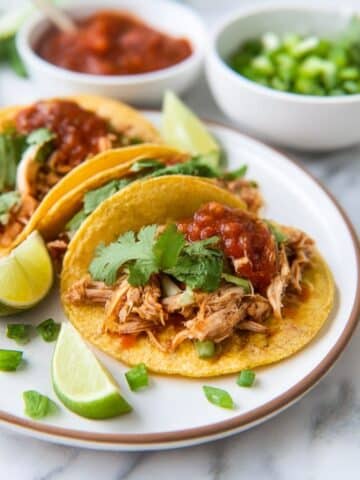 5-Ingredient Crock Pot Mexican Shredded Chicken Recipe