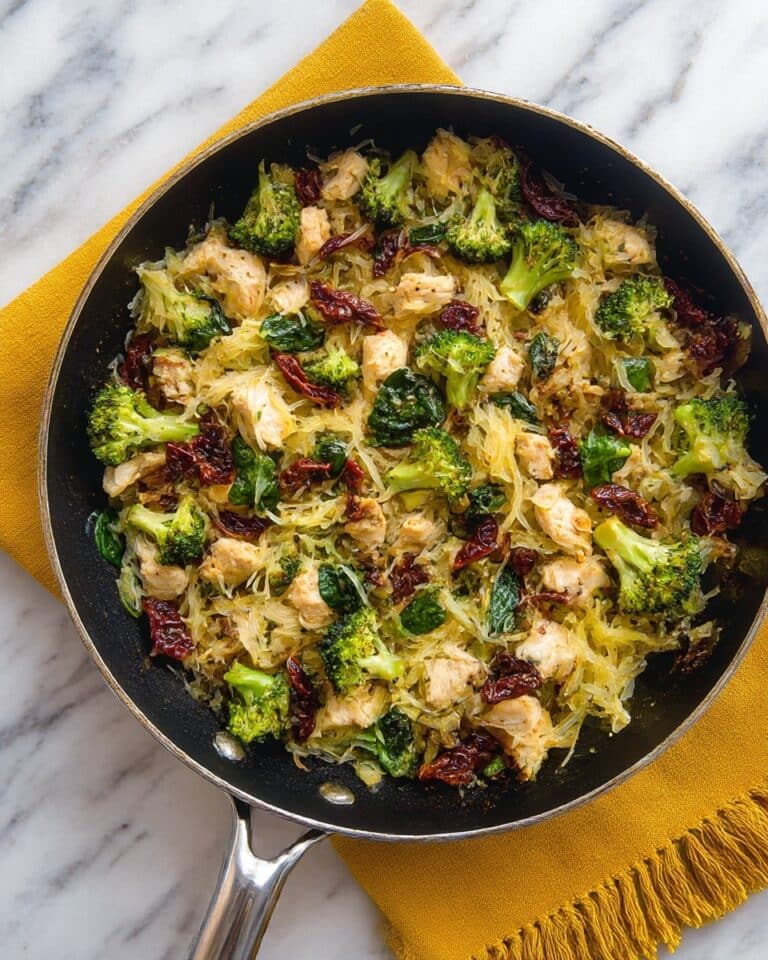 Basil Chicken Spaghetti Squash Recipe