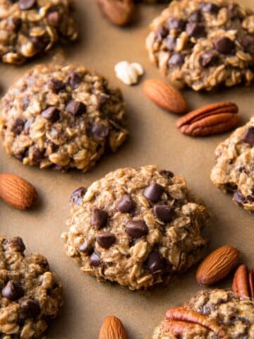 3-Ingredient Nutty Banana Cookies Recipe