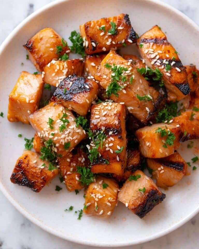 Air Fryer Salmon Bites with Chipotle Mayo Recipe