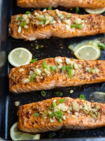 Baked Garlic Butter Salmon Recipe