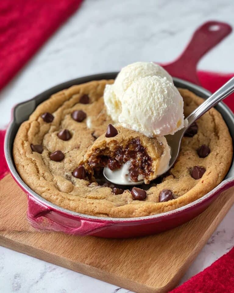 Chocolate Chip Skillet Cookie Recipe
