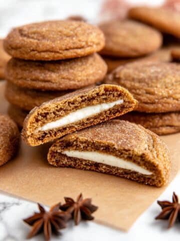 The Best Chai Cookies with Cheesecake Filling Recipe