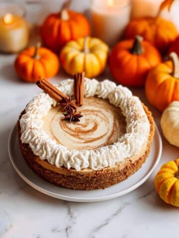 Pumpkin Pie Swirl Cheesecake Recipe