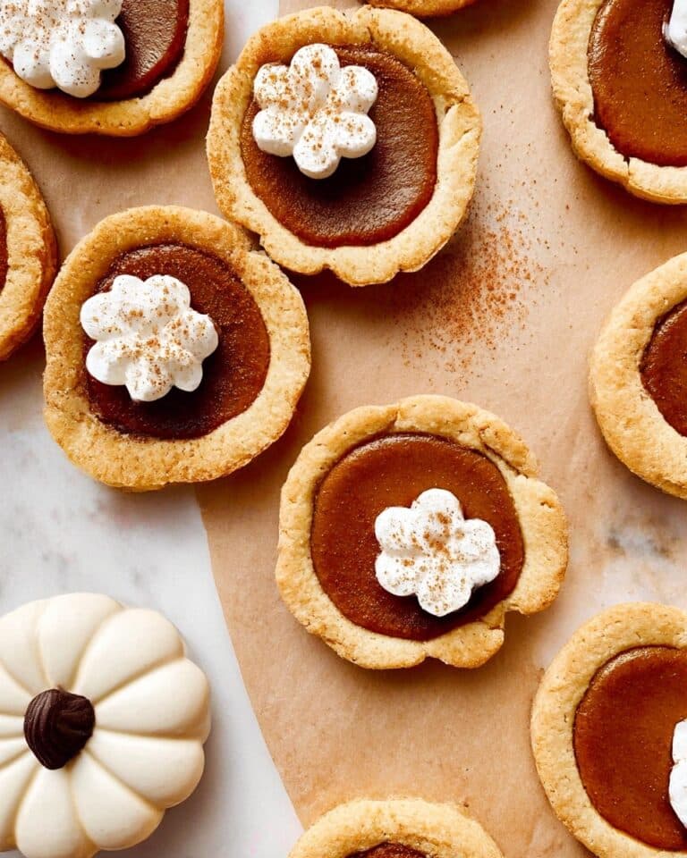 Pumpkin Pie Cookies with Whipped Cream Topping Recipe
