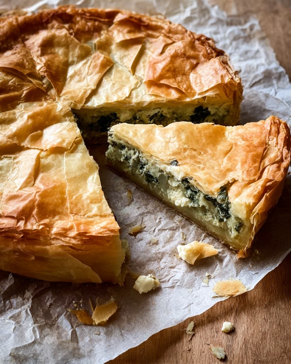 This image shows several pieces of thin, flaky pastry arranged closely together on a white marbled surface. The pastry layers have a golden brown color with some lighter, almost white patches where the crust is thinner. The surface is crisp and slightly cracked, with a rough texture revealing multiple delicate layers beneath. One square piece near the top left corner has a small green leaf garnish on it. The edges of the pastries are uneven and some flakes are broken off, adding to the rustic look. Photo taken with an iphone --ar 4:5 --v 7