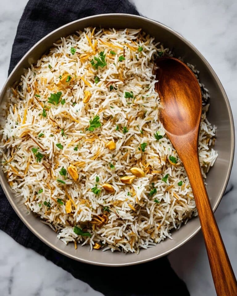 Vermicelli Rice with Toasted Nuts and Cinnamon Recipe