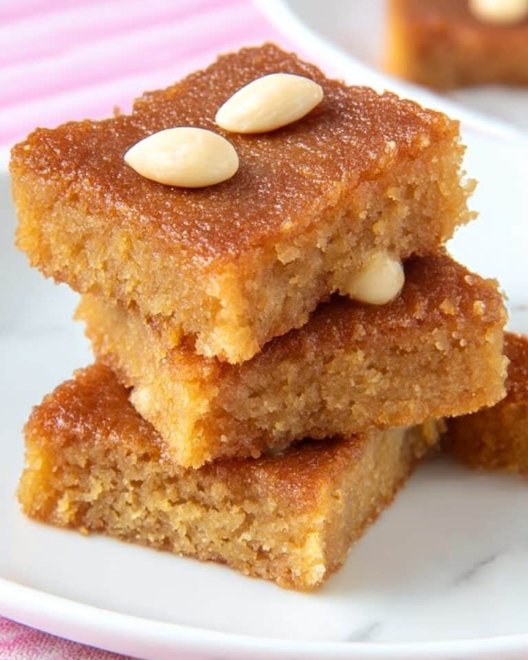 Namoura (Lebanese Semolina Cake) Recipe