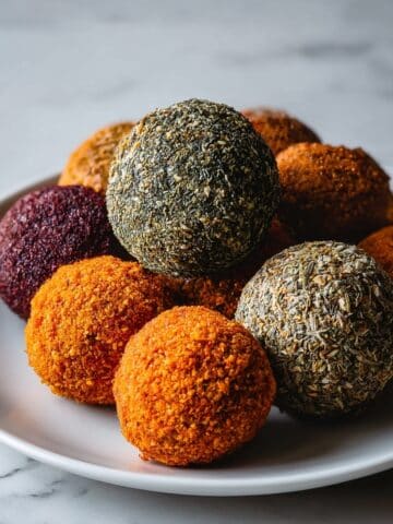 Creamy Labneh Balls with Za'atar and Spiced Herb Coatings Recipe