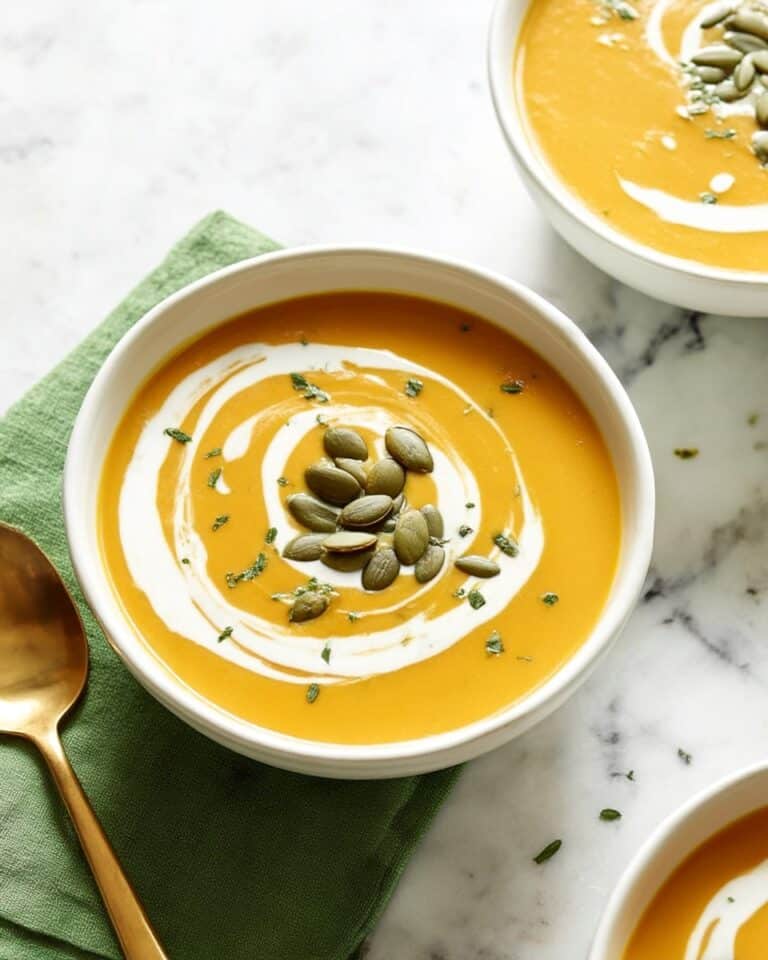 Creamy Curried Butternut Squash Soup Recipe