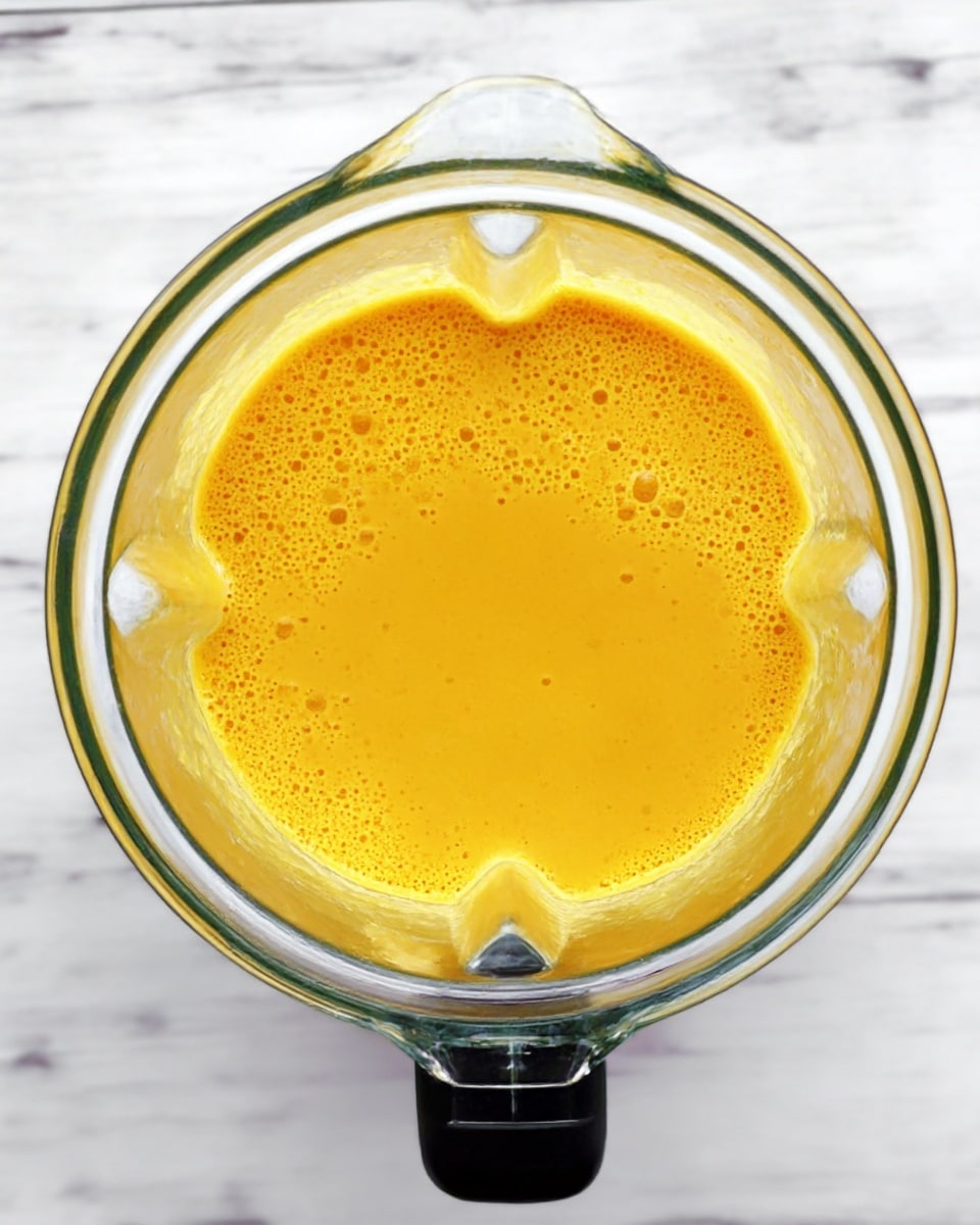 A white bowl holds creamy orange soup with a smooth texture, topped with a swirl of white cream that spreads in a spiral from the center to the edges. In the middle, a small pile of green pumpkin seeds adds a slight contrast. Tiny green herb pieces are sprinkled over the surface, adding small dots of color. The bowl is placed on a green cloth napkin, and a gold spoon rests beside it on a white marbled surface. Another similar bowl with soup is partially visible at the bottom right corner. photo taken with an iphone --ar 4:5 --v 7