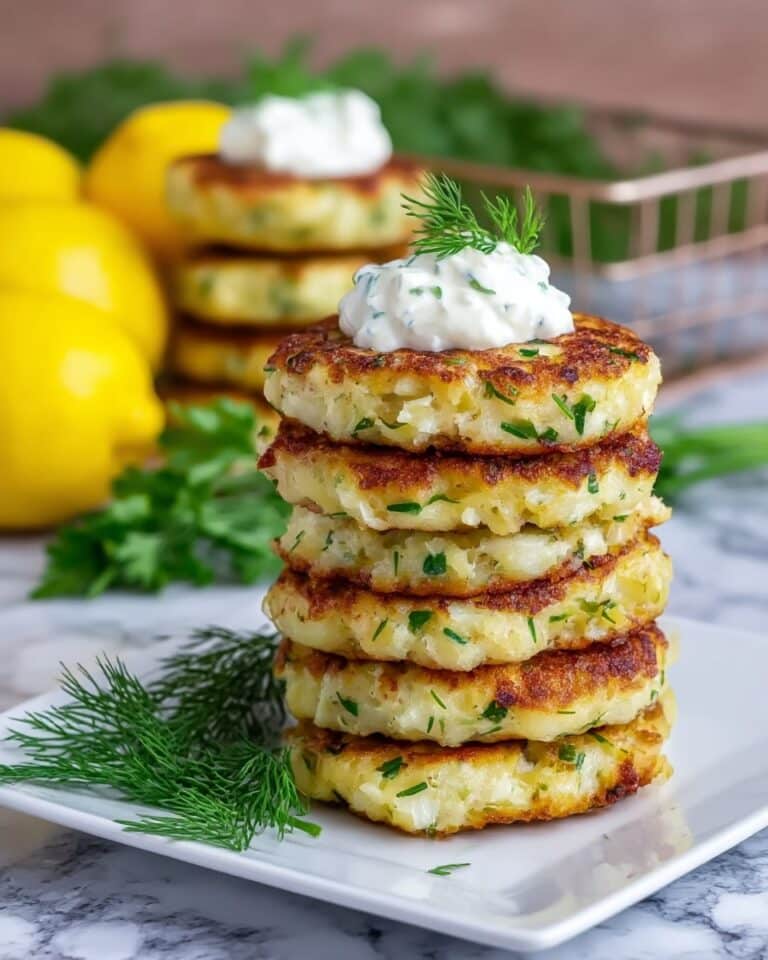 Cauliflower Fritters with Lemon, Herbs, and Parmesan Recipe