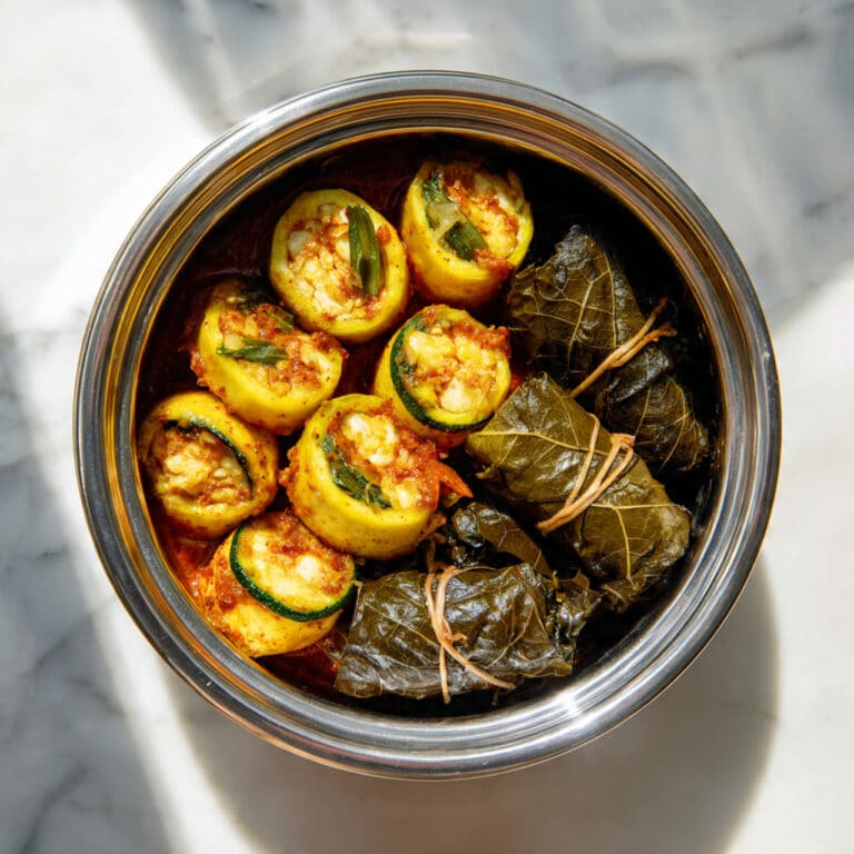 Kousa Mahshi (Stuffed Zucchini) Recipe