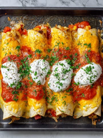 Beef Enchilada Tray Bake Recipe