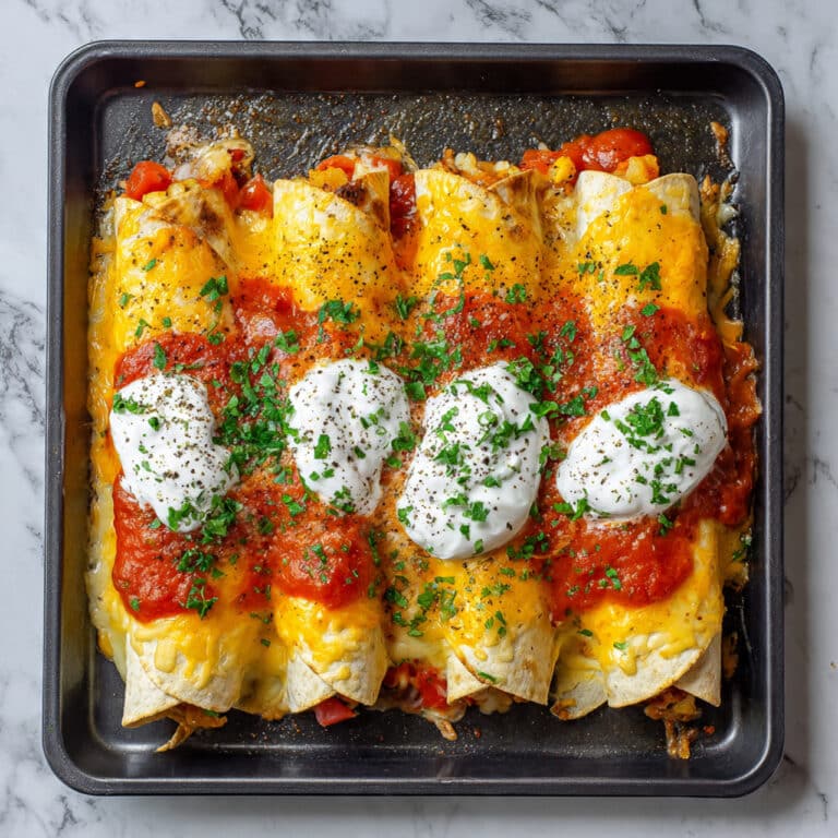 Beef Enchilada Tray Bake Recipe