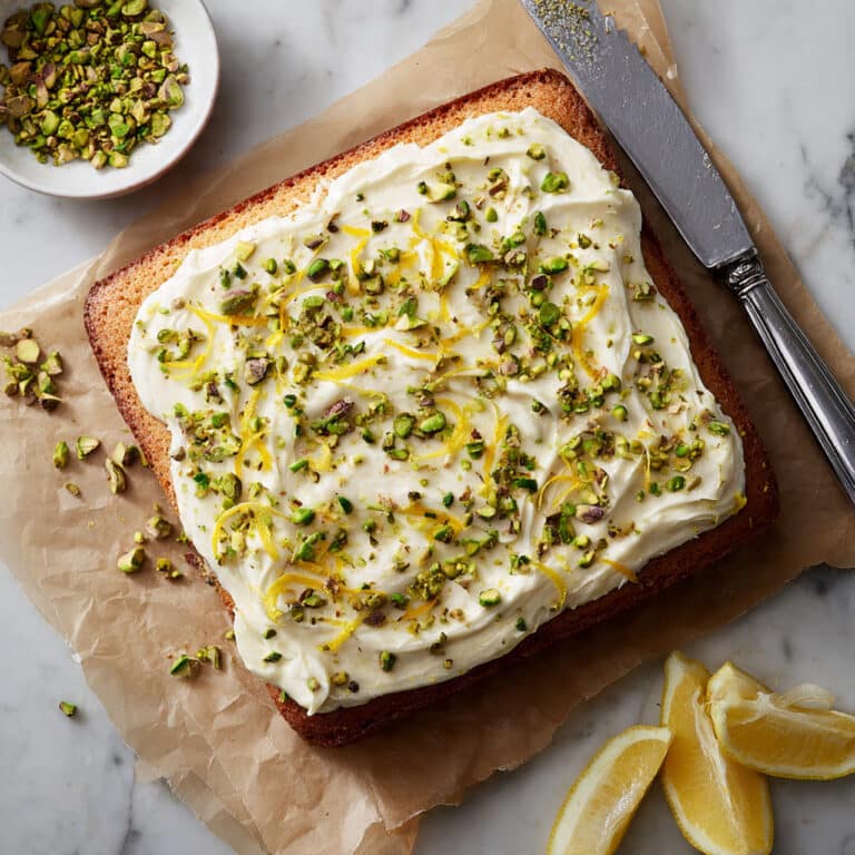 Lemon Pistachio Cake Recipe